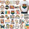 30PCS Pride Month Iron-On Transfers – Rainbow Gay Pride Heat Transfer Decals Ready to Press for T-Shirts, Clothing, Jeans, Hats, and LGBT Equality Parade